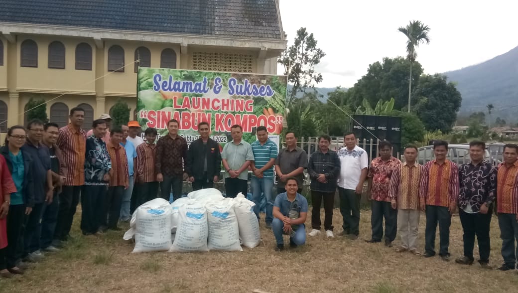 Pupuk Langka dan Mahal Wabup Karo Launching Sinabung Kompos