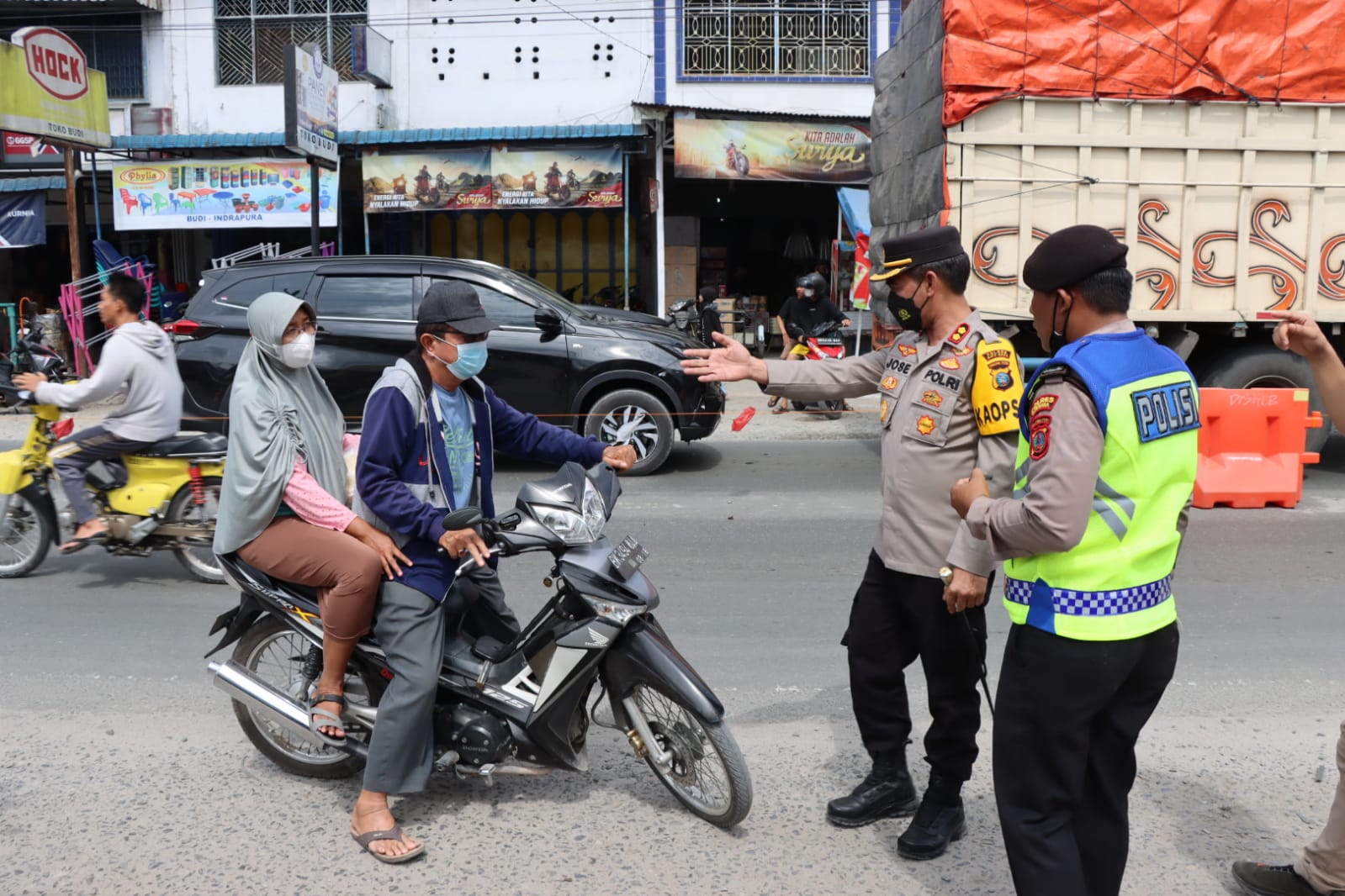 Kapolres Batu Bara Monitoring Arus Lalu Lintas Mudik