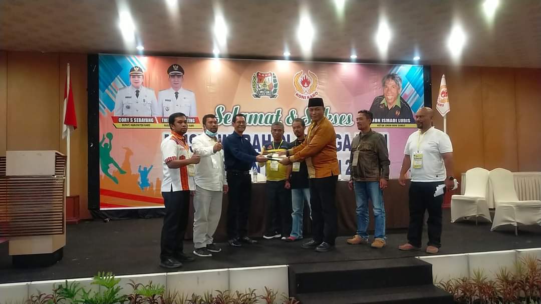 Ramon Sinuhaji Terpilih Jadi Ketua KONI Karo