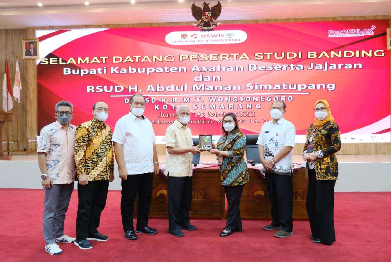 Jajaran RSUD HAMS Lakukan Study Banding ke RSUD KRMT Wongsonegoro Semarang