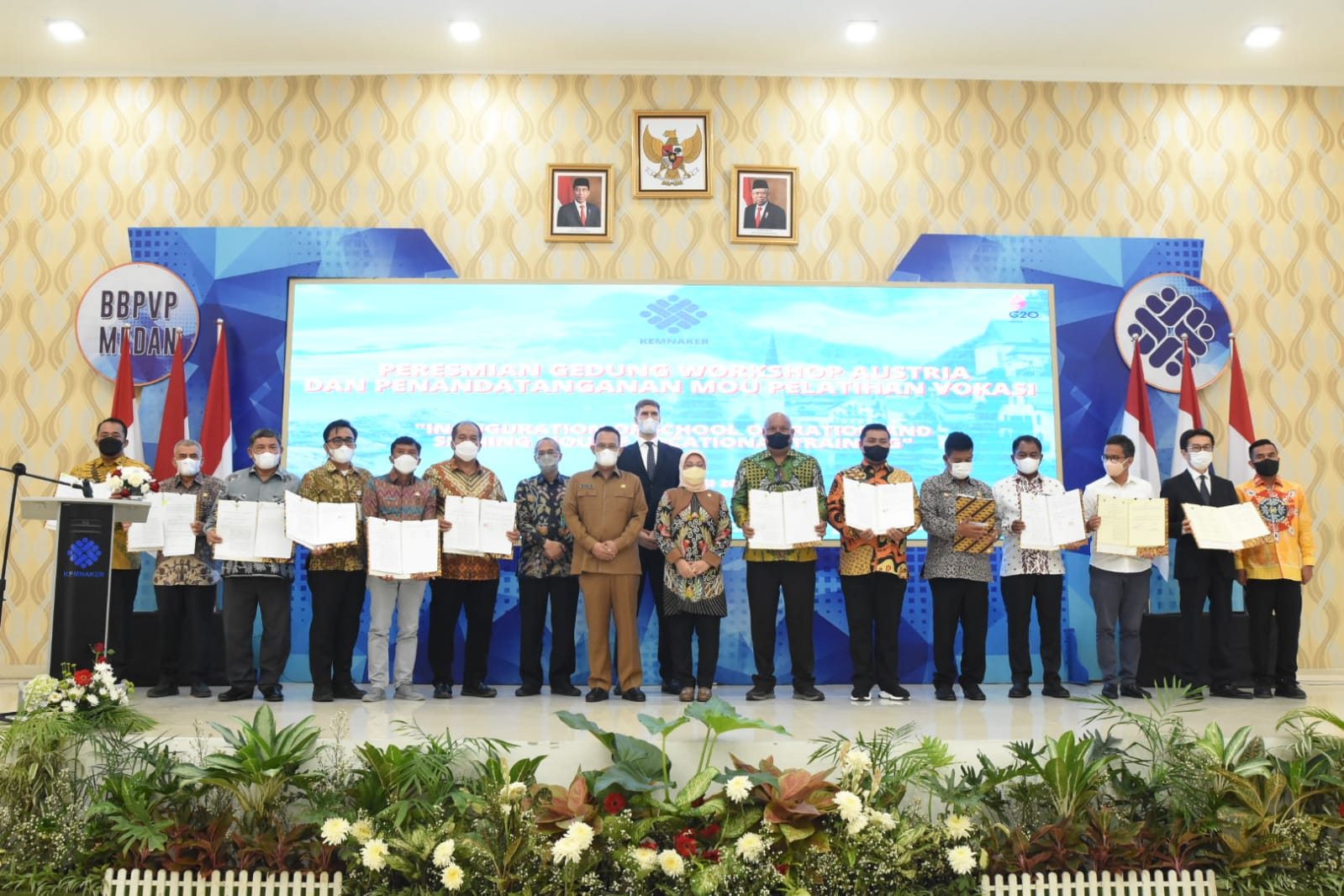 Wabup Asahan Hadiri Inauguration Of School Operation Pengembangan BLK Maritim