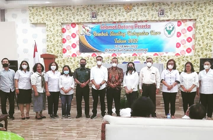 Wabup Karo Hadiri Aksi 3 Rembuk Stunting Tahun 2022