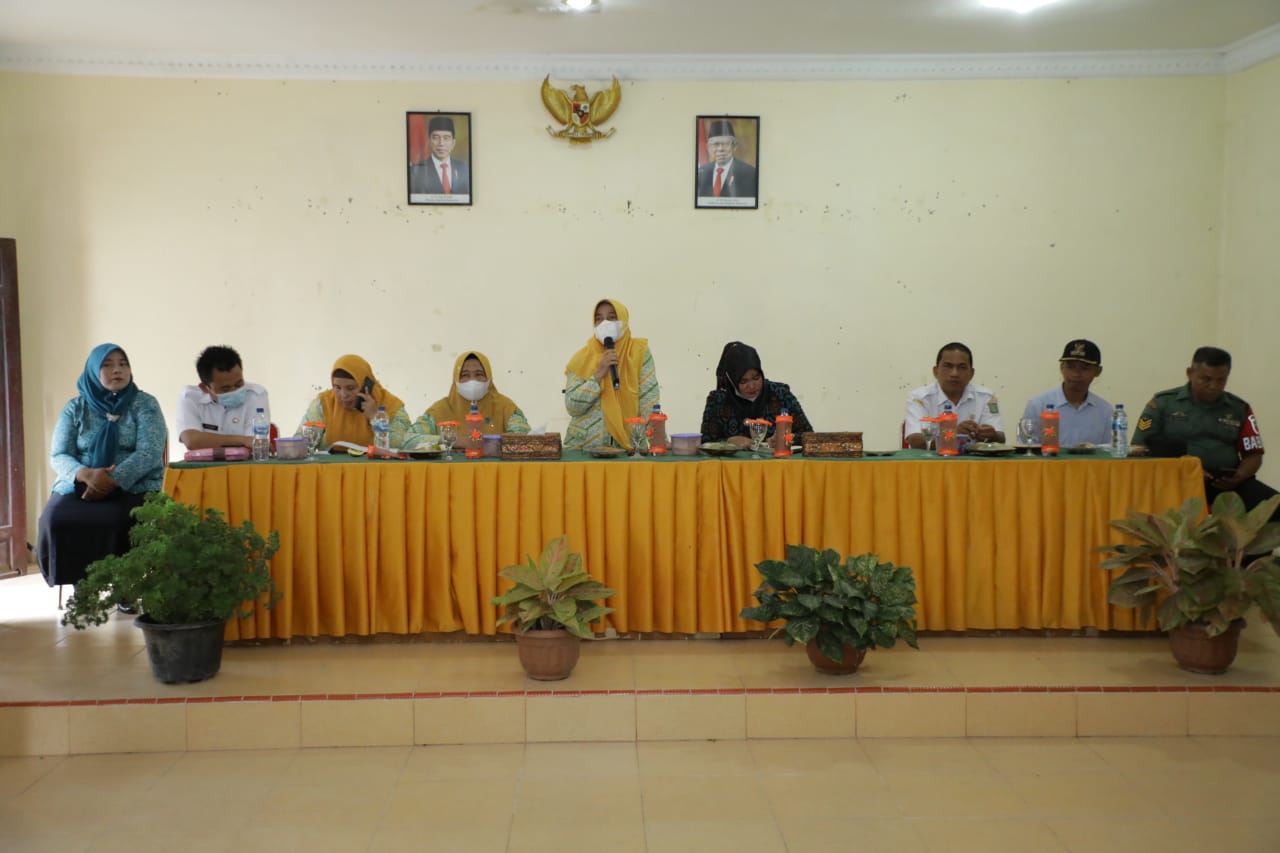 Ketua TP PKK Kabupaten Asahan Bina Desa Meranti dan Sei Kamah