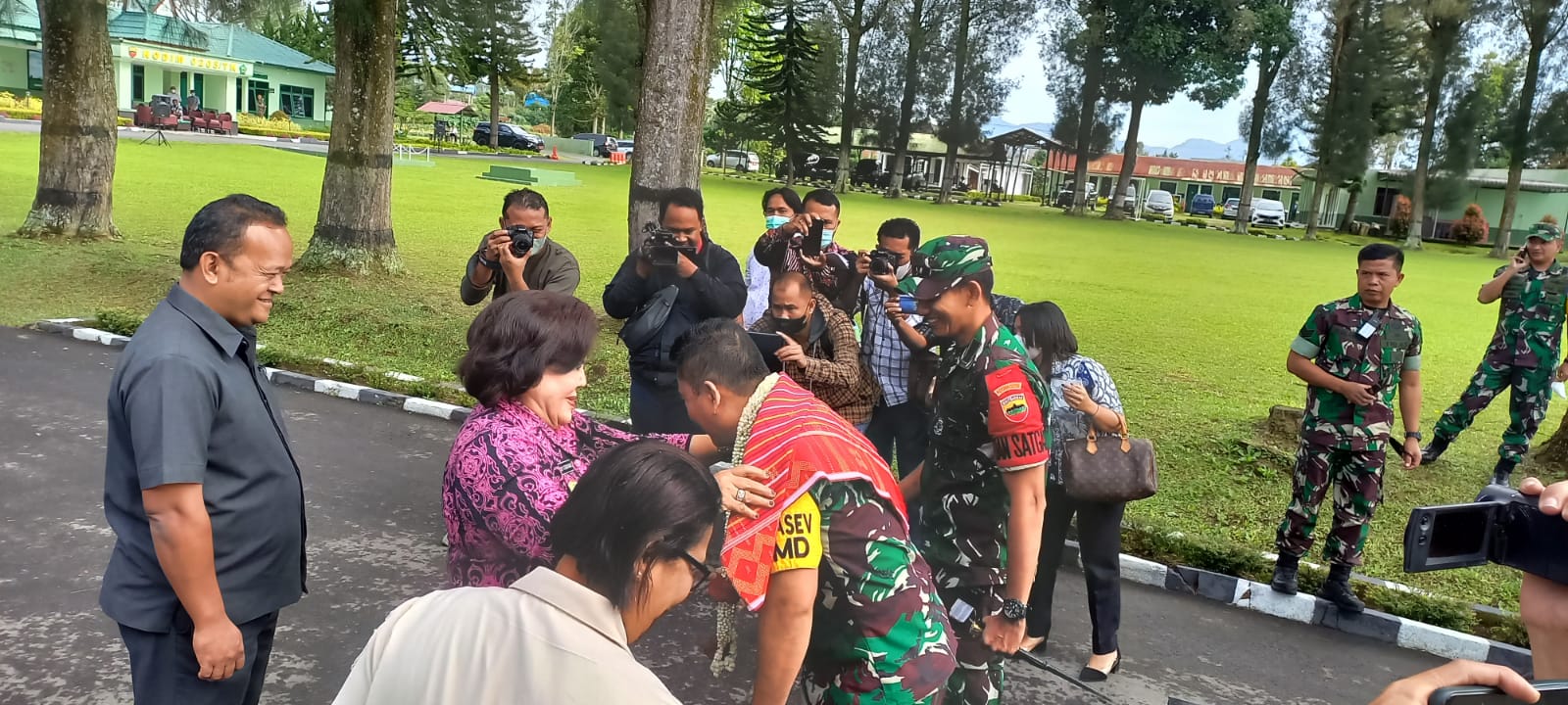 Bupati Karo Sambut Kunker Waster Kasad