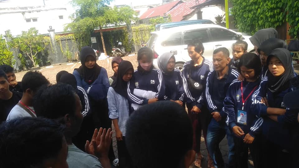 Kontingan Seluma Di Pekan Olahraga Pelajar Daerah Provinsi Bengkulu (Foto: MC Seluma ) 
