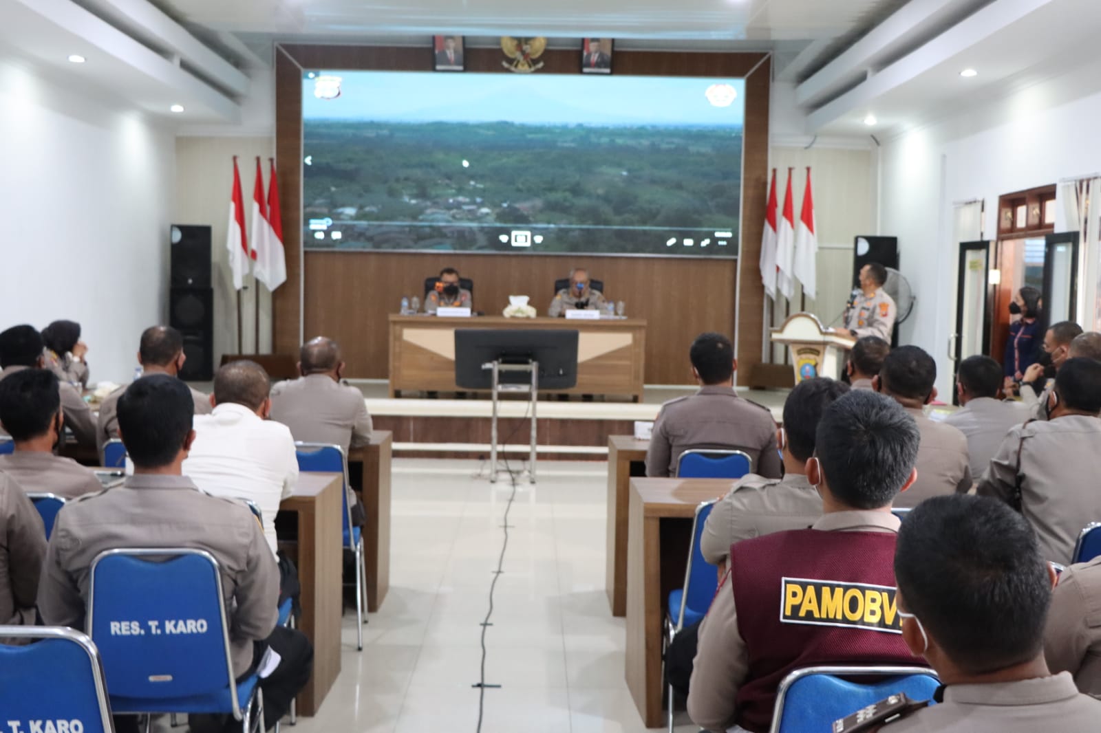 Polres Tanah Karo Terima Kunjungan Tim Biro Lemtala Srena Polri