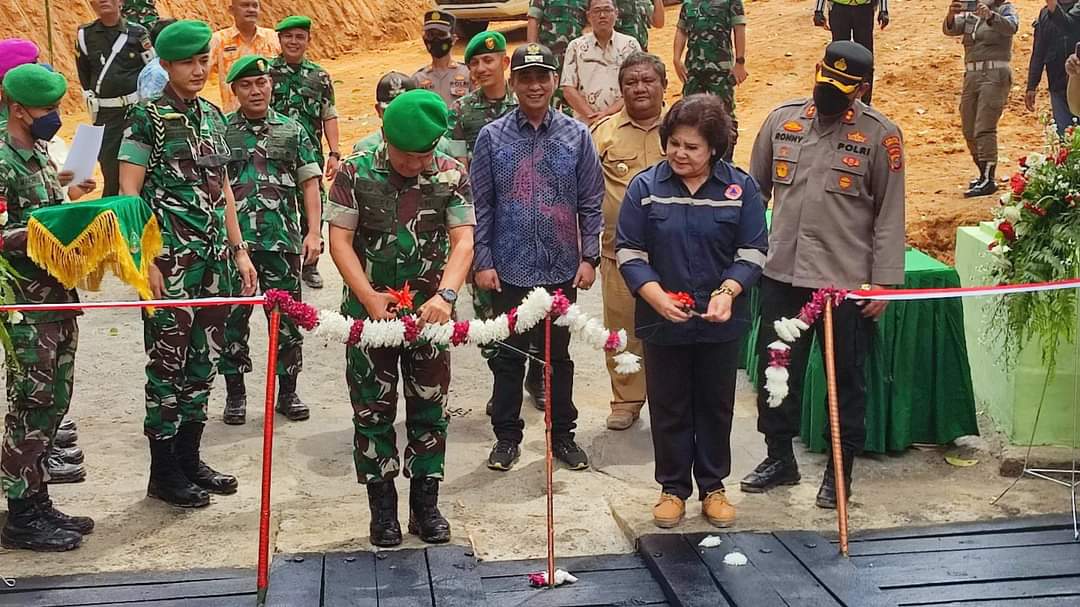 Pangdam I/BB Resmikan Jalan Sepanjang 2 Km