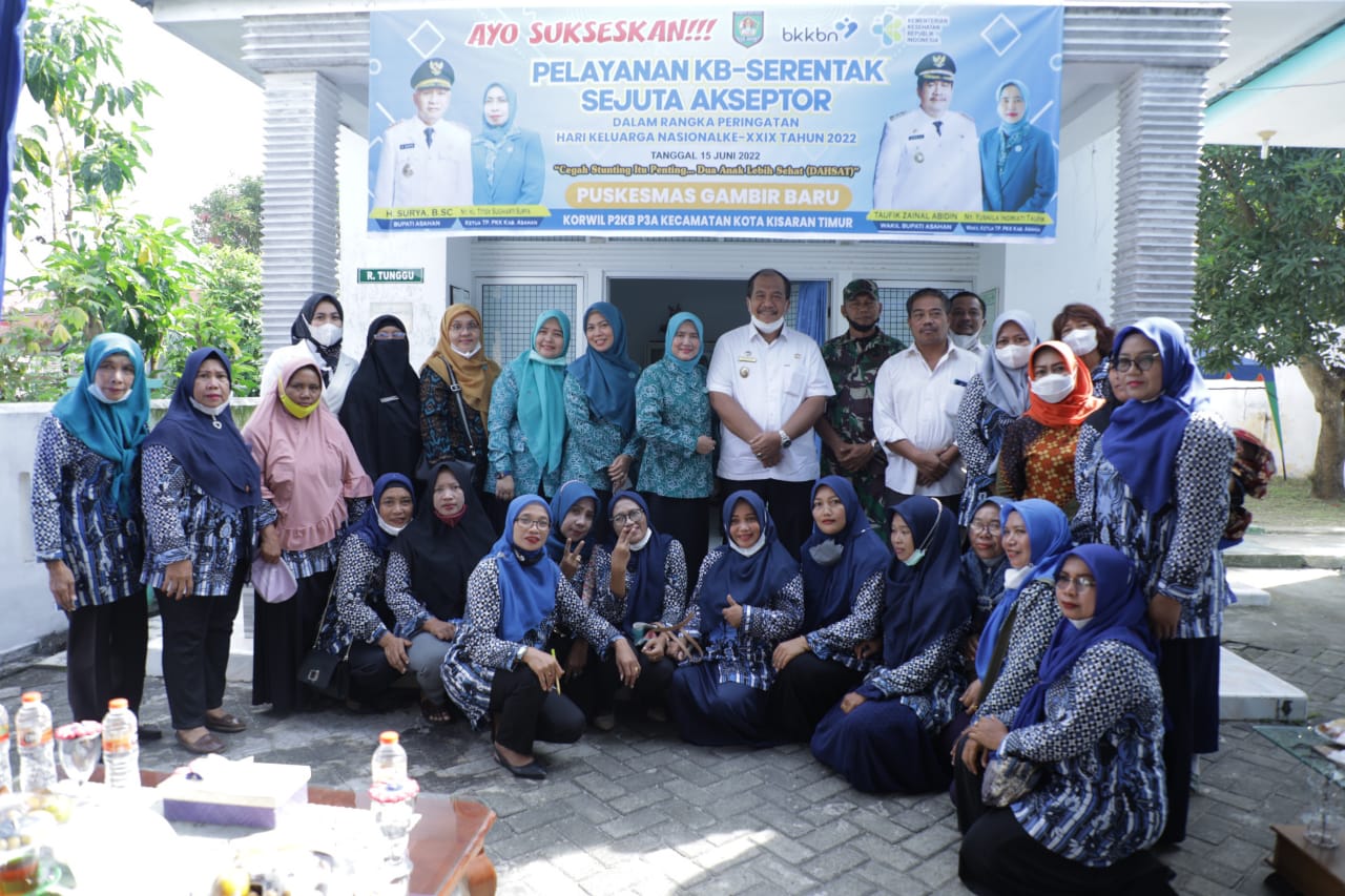 Wabup Asahan Tinjau Pelayanan KB-Serentak Sejuta Akseptor