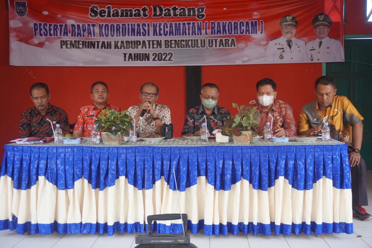 Rakorcam di Kecamatan Lais ( Foto : MC Seluma )
