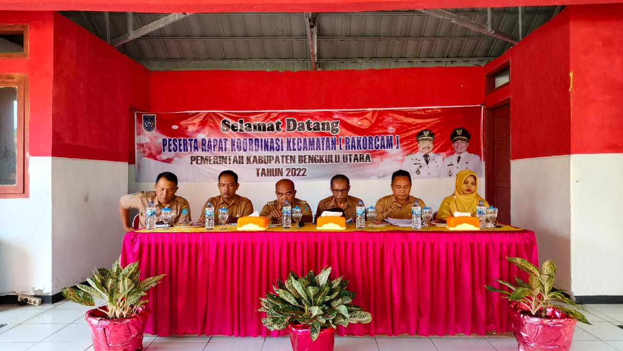  kegiatan Rapat Koordinasi Kecamatan ( Foto : MC BU )