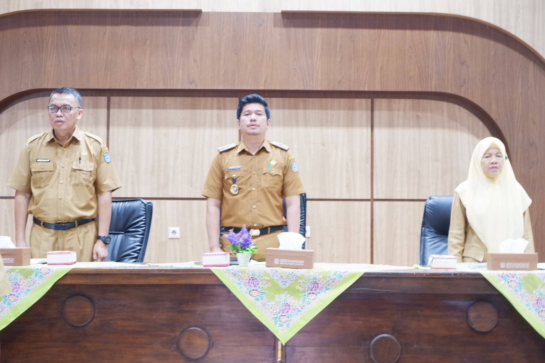 Wabup BU Buka Acara Sosialisasi Penyusunan SOTK dan Pasca Penyederhanaan Struktur OPD ( Foto: MC BU ) 
