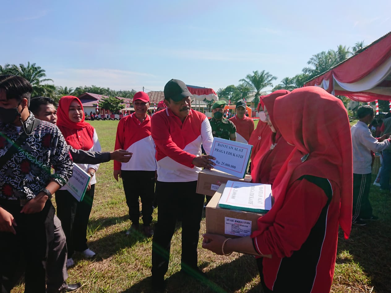 Bupati BU Hadiri Gebyar MKKS Tingkat Kabupaten ( Foto : MC BU )