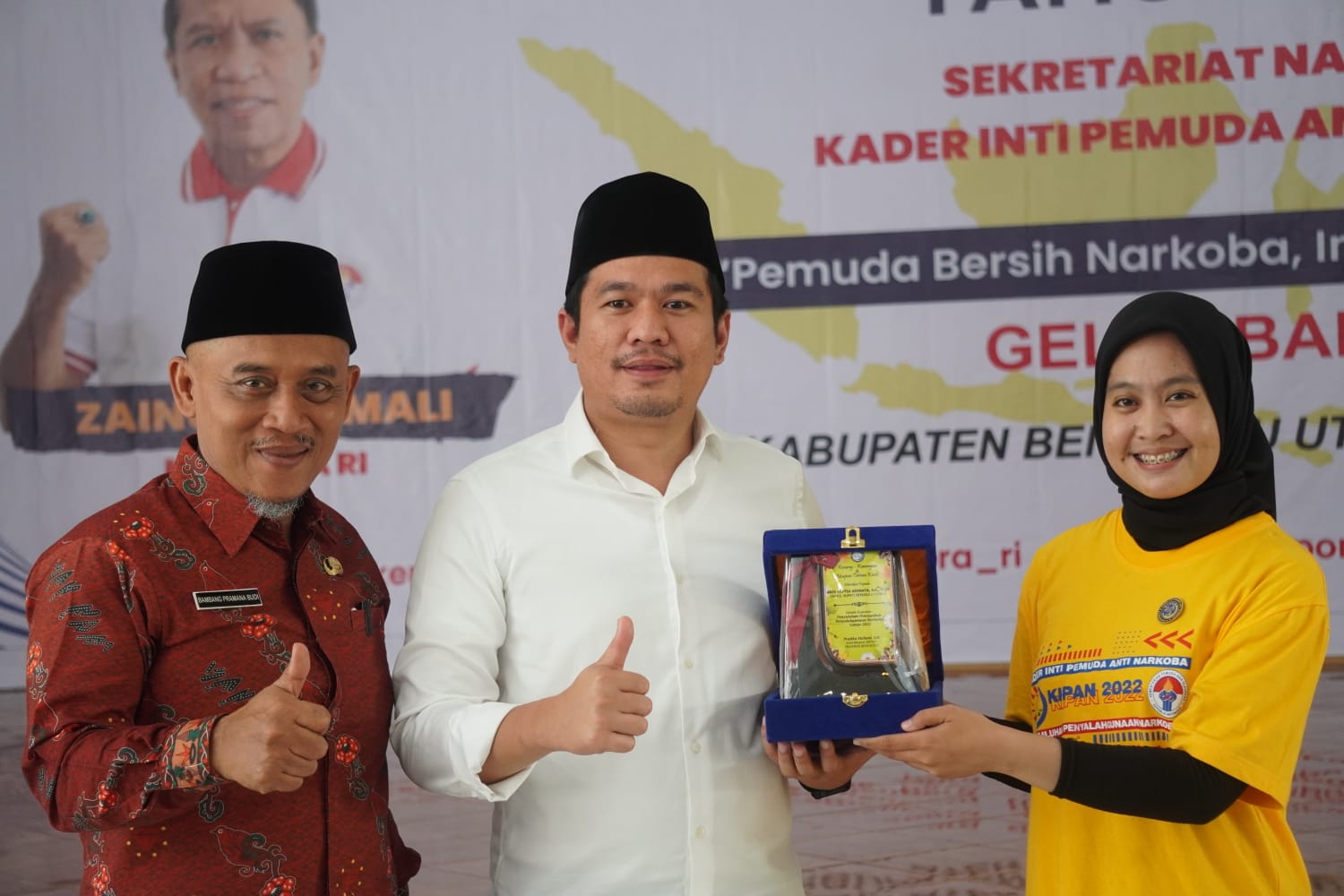Wabup BU buka Kegiatan penyuluhan pencegahan penyalahgunanaan narkoba Kabupaten Bengkulu Utara ( Foto : MC BU )