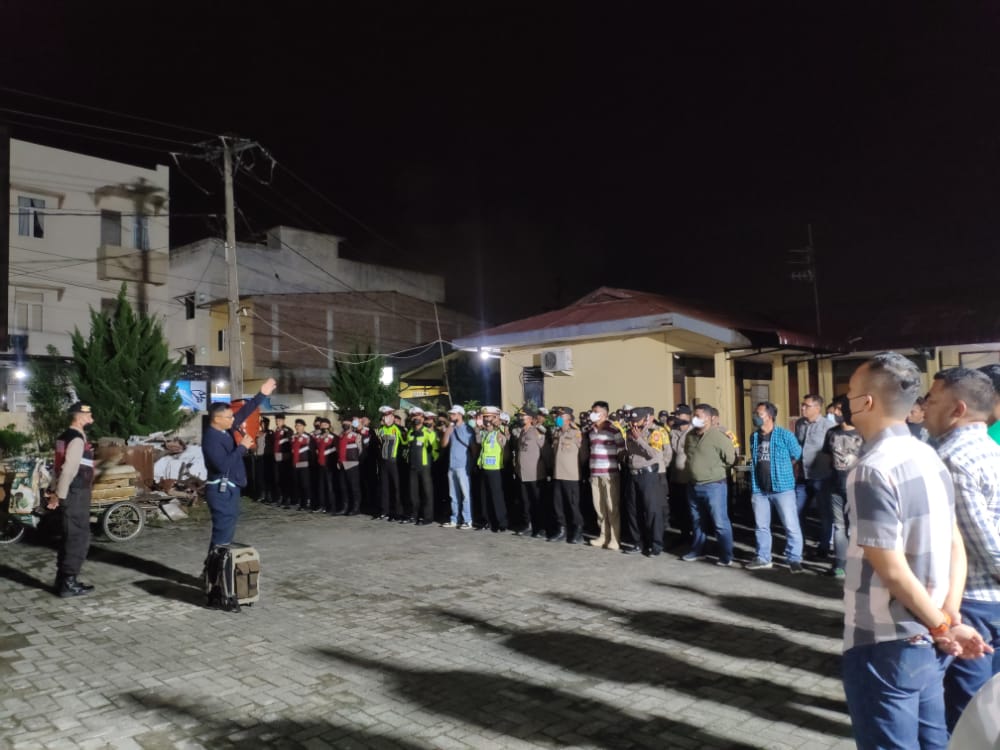 Wakapolresta Deli Serdang Pimpin Giat Patroli Malam