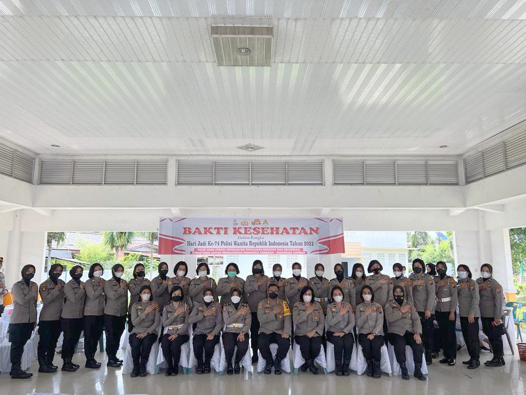 Sambut Hari Polwan Polda Sumut Kolaborasi dengan Polresta Deli Serdang