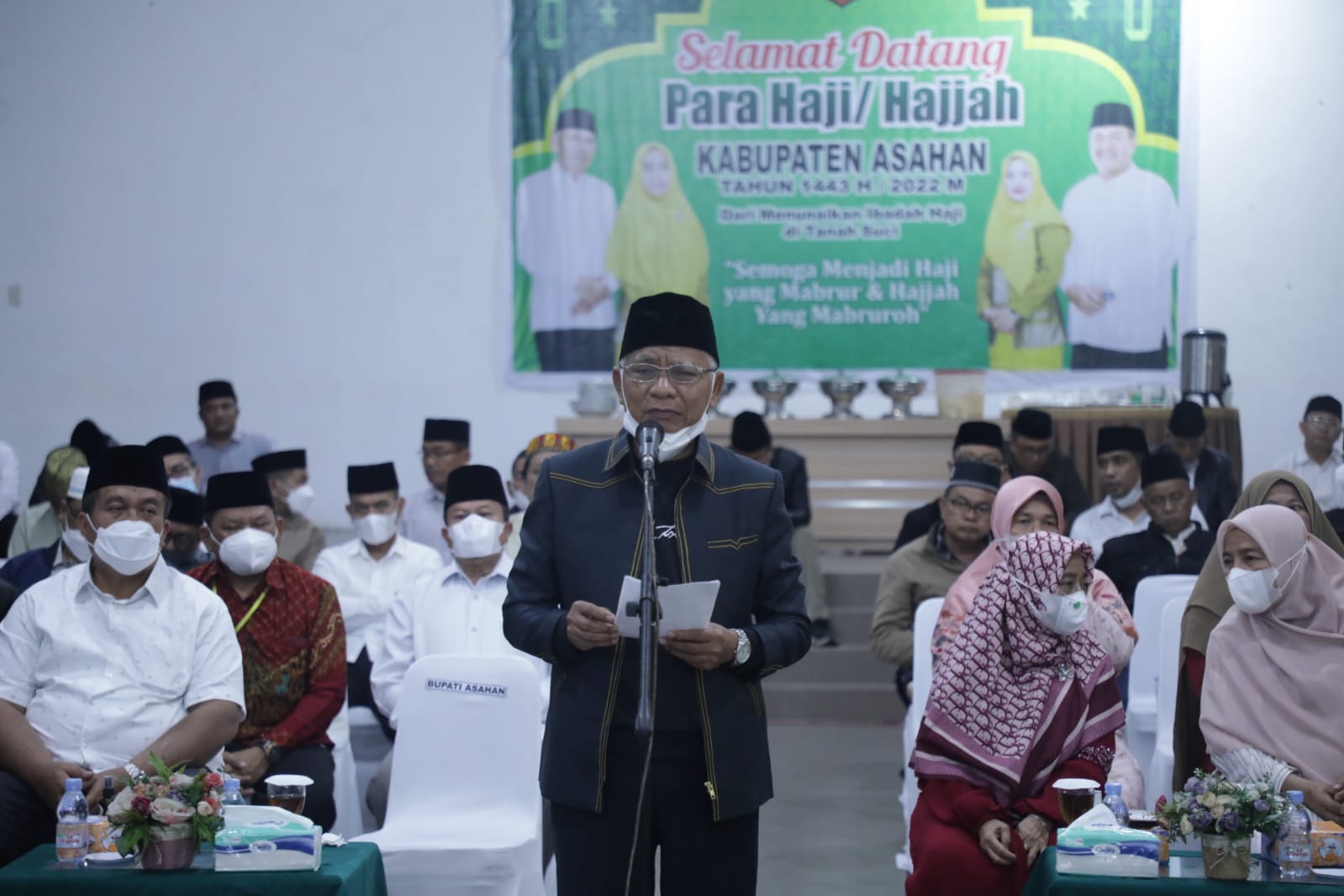 Bupati Asahan H. Surya, B.Sc mengawali sambutannya mengucapkan selamat datang dan bersyukur