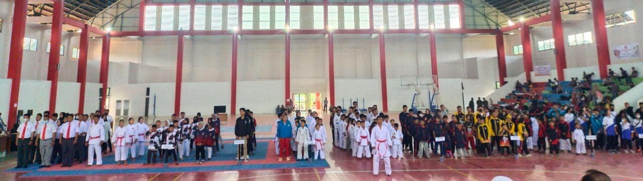 Open Turnamen Karate Dandim 0425 Cup I  ( Foto : MC Seluma ) 