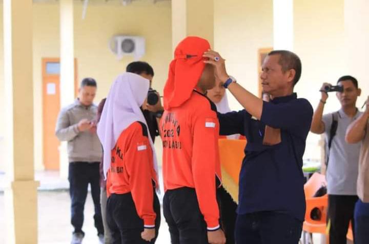 50 Peserta Paskibraka Labuhanbatu Resmi Dilantik