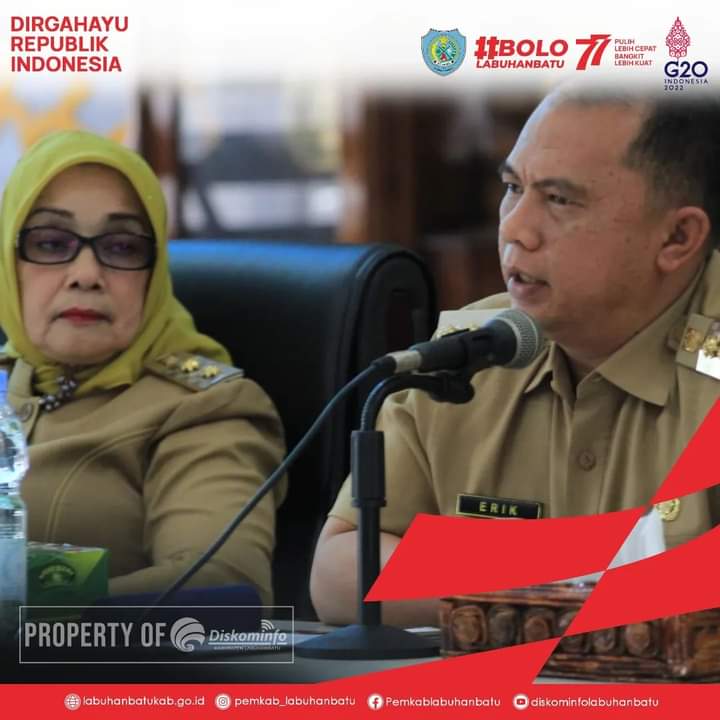 Bupati Labuhanbatu Sosialisasikan Pilkades Serentak 