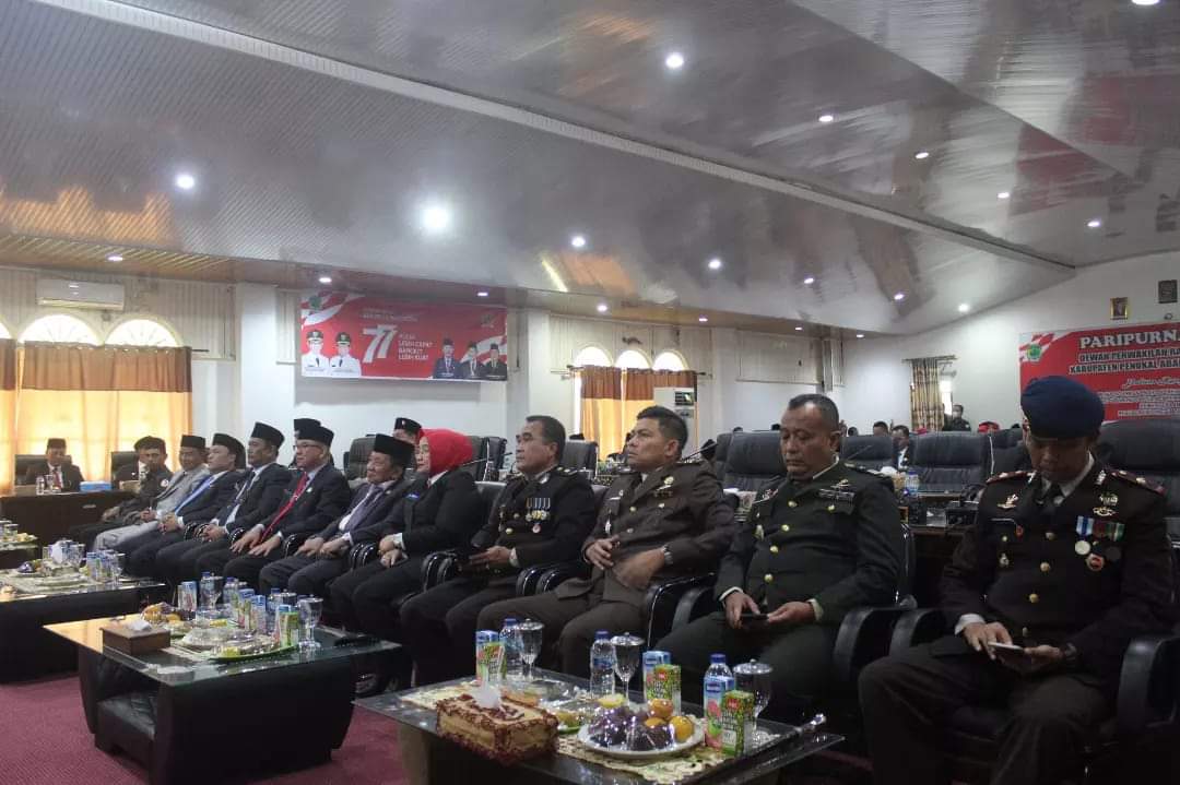 Dewan Perwakilan Rakyat Daerah Kabupaten  PALI Gelar Rapat Paripurna dalam Rangka Mendengarkan pidato kenegaraan