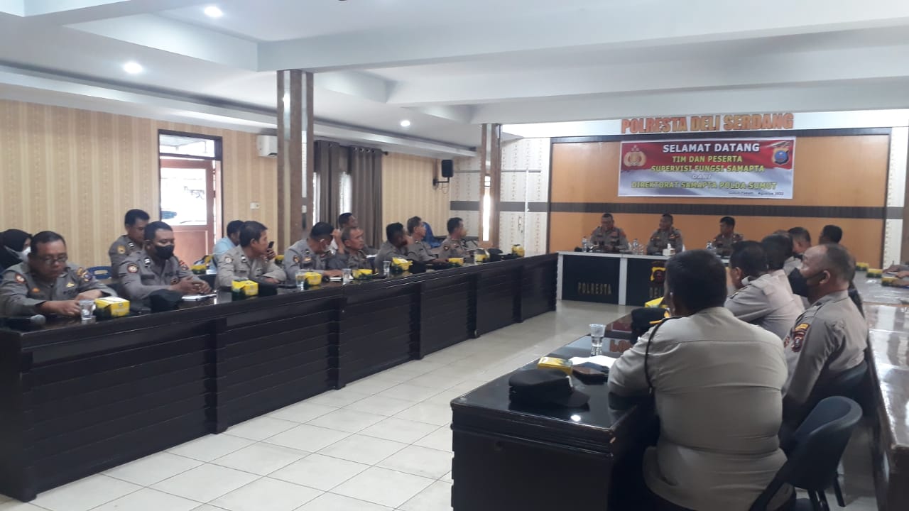 Polresta DS Laksanakan Supervisi Dari Dit Samapta Polda Sumut