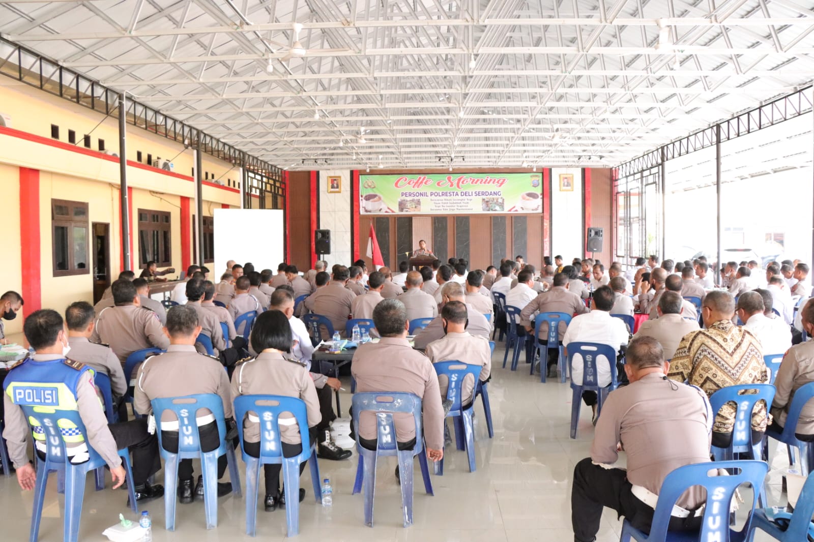 Kapolresta Deli Serdang Gelar Coffee Morning Dan Anev Bersama Para Perwira