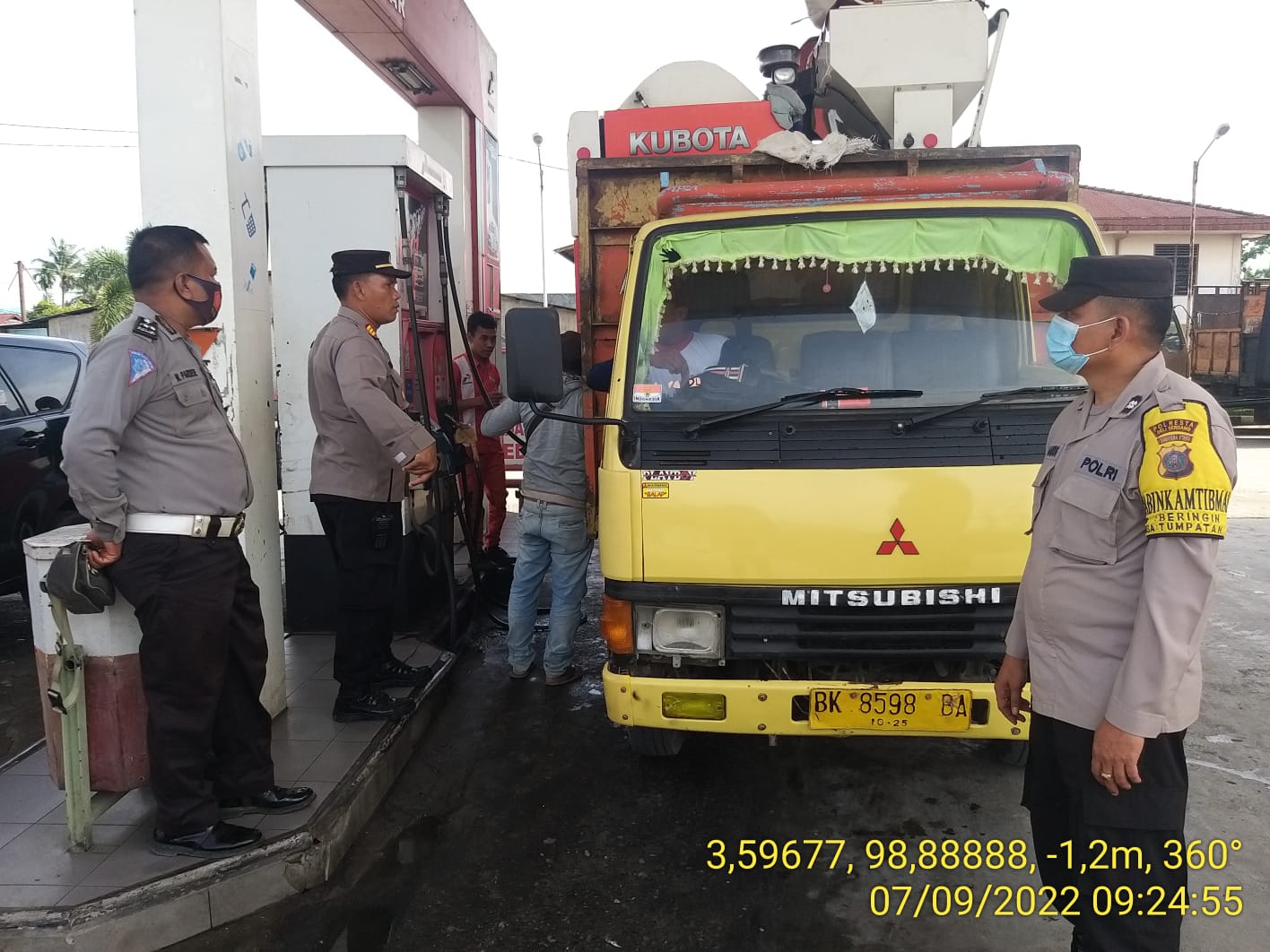 Polsek Beringin Awasi dan Monitoring Ketersediaan BBM