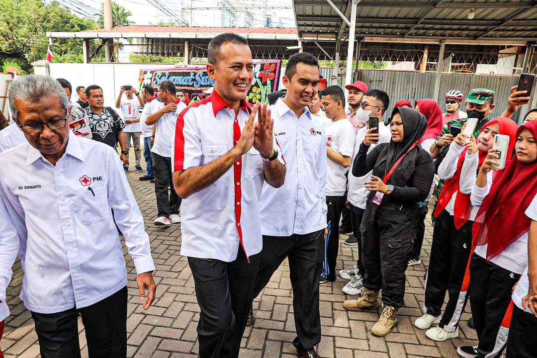 Wakil Gubenur Sumatera Utara (Wagubsu) Musa Rajekshah menghadiri perayaan Hari Ulang Tahun (HUT) ke-77 Palang Merah Indonesia (PMI)
