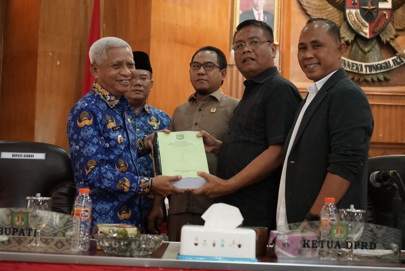 Bupati Asahan Sampaikan Nota Keuangan dan Ranperda Tentang Perubahan APBD