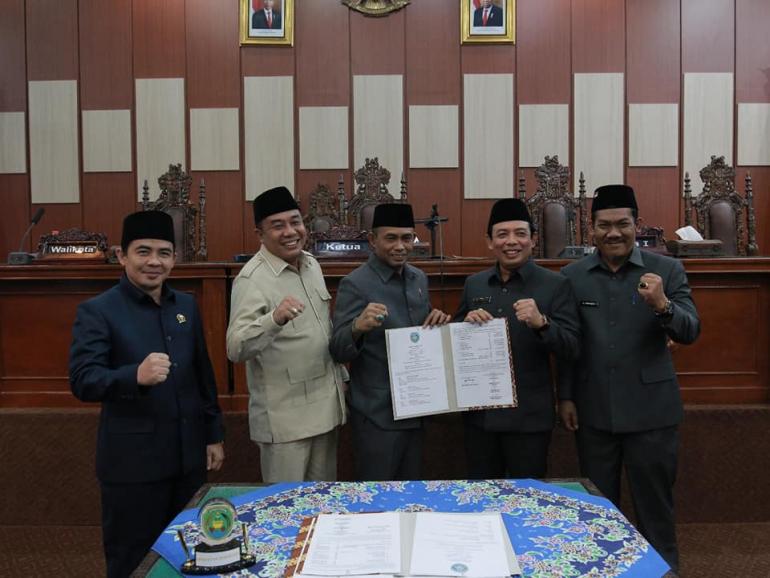 APBDP 2022 Kota Bengkulu Disahkan