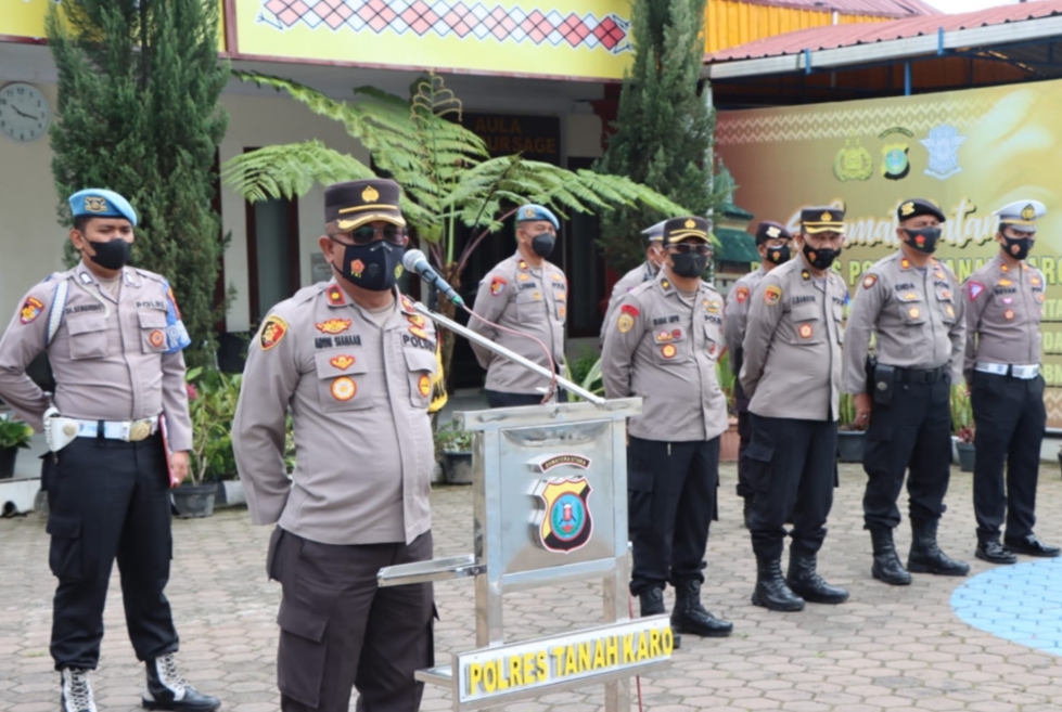 Polres Tanah Karo Gelar Patroli Skala Besar Wujudkan Sitkamtibmas Kondusif