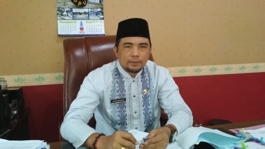 Kepala Dinas PUPR Kota Bengkulu Syafriandi