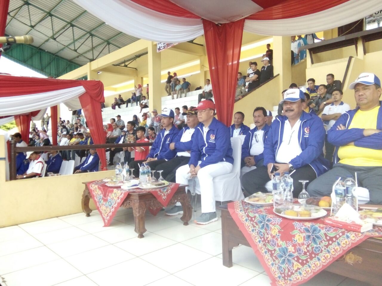 Plt Gubernur Bengkulu menhdairi sekaligus membuka Porprov Ke IX