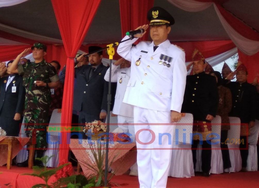 Bupati Seluma H.Bundra Jaya,SH,MH Menjadi Inspektur Upacara 