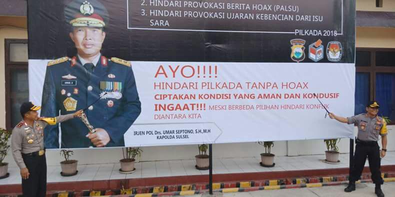 Spanduk Peringatan Stop Money Politik