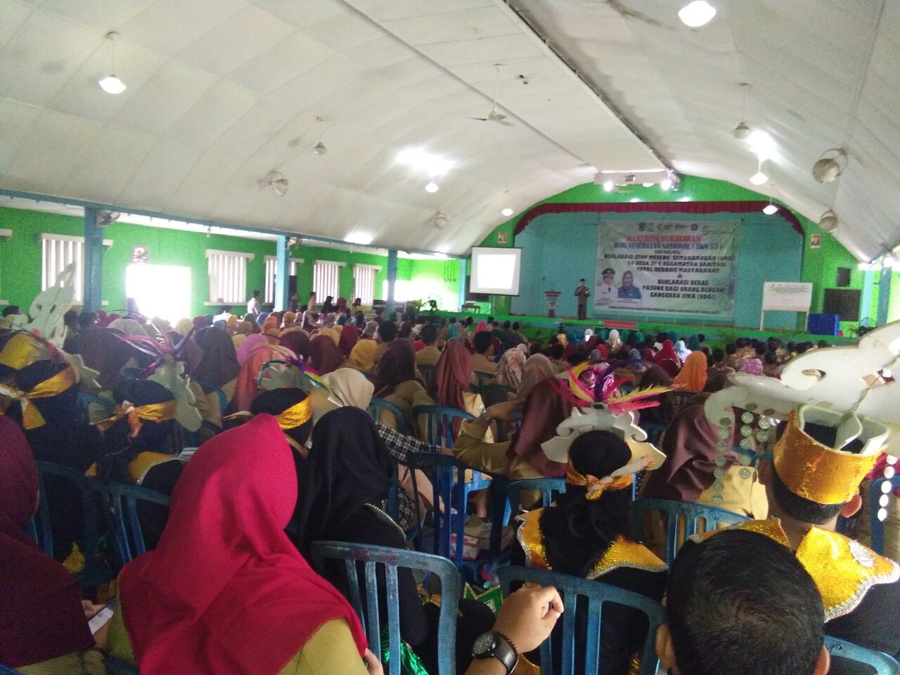 Para Tamu undangan tampak memadati Lokasi Acara