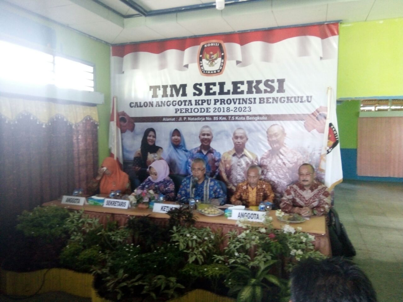 Rangkaian Acara timsel Kpu Provinsi Bengkulu