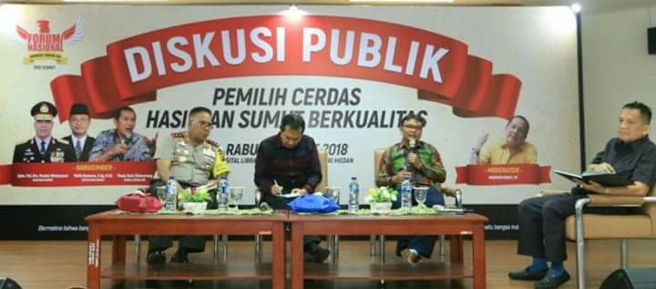 Wakil Ketua KPK Mengelar Diskusi Publik Pencegahan Korupsi Sejak Dini