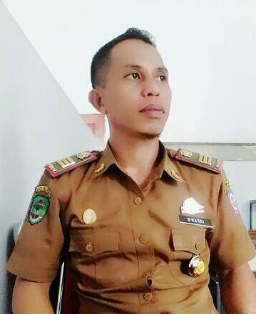 KTU Satpol PP Damkar Luwu Utara, Sulsel Irfan Baharuddin
