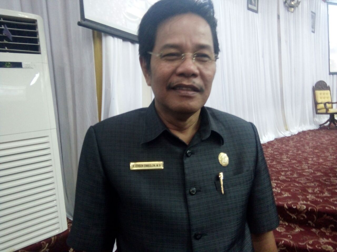 Waka I DPRD Provinsi Bengkulu Edison Simbolon