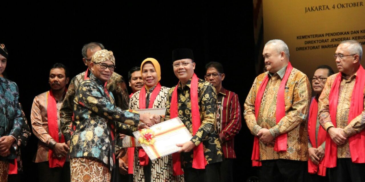 Bengkulu Terima Sertifikat Warisan Tak Benda Indonesia