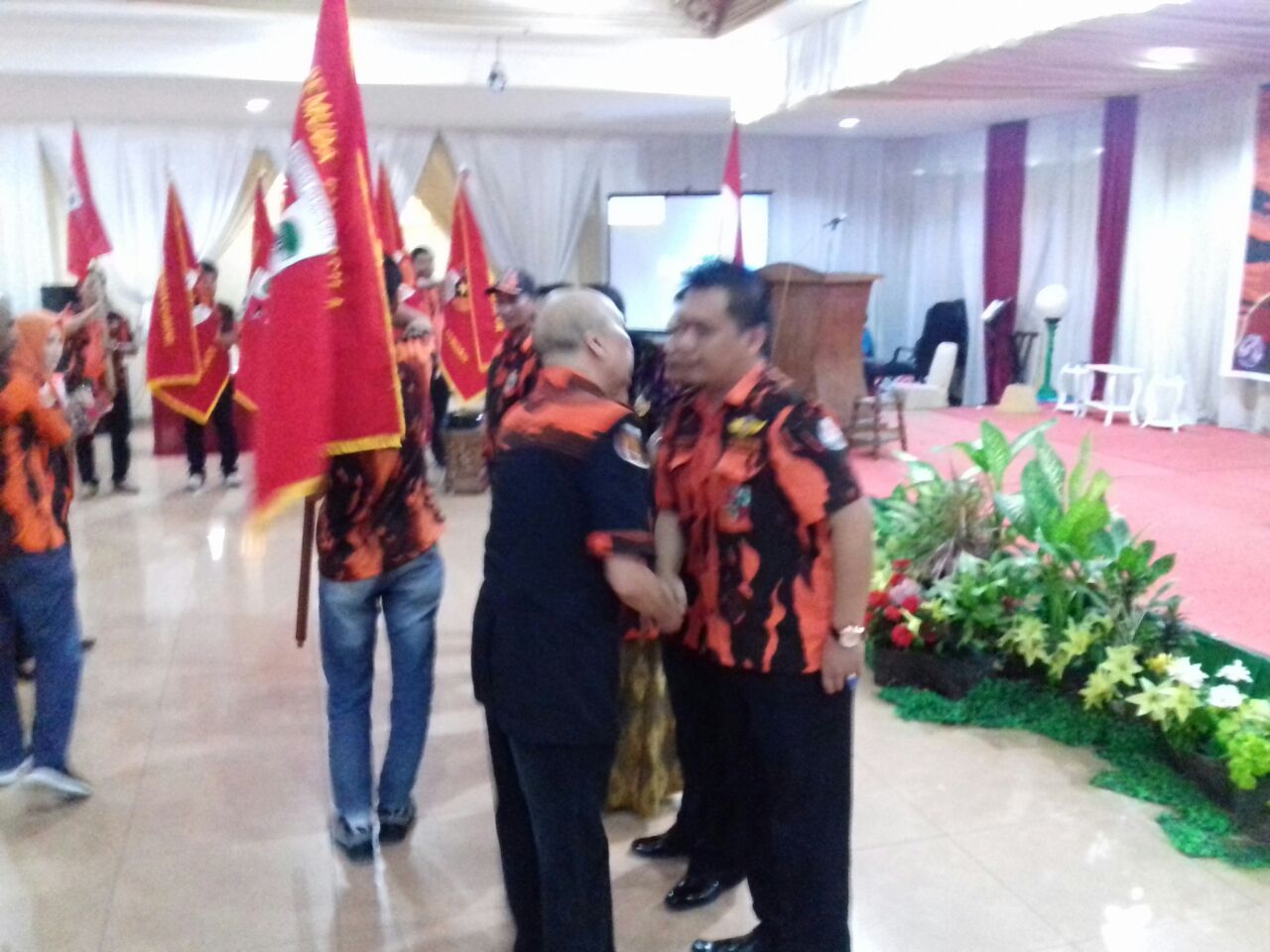 Tampak ketua MPC PP Kota Bengkulu Erlan 