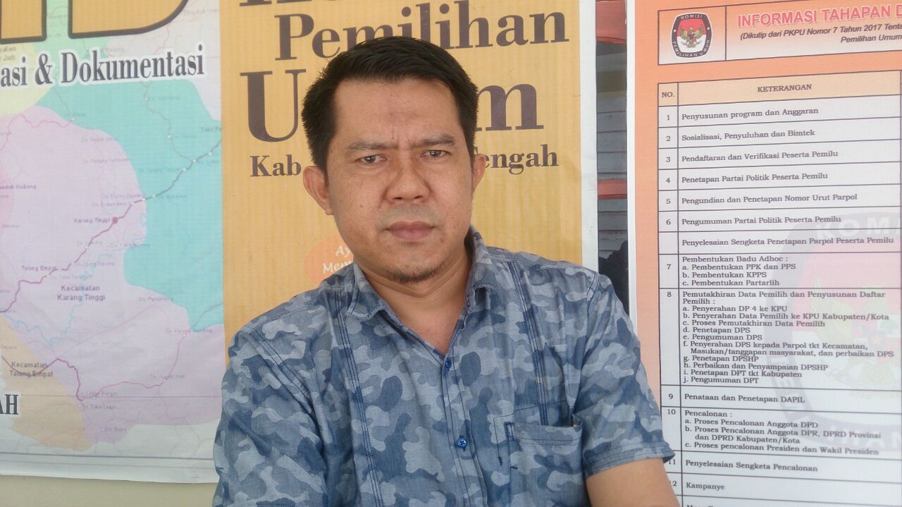 Plt Ketua KPU Bengkulu Tengah Dodi Hermansyah