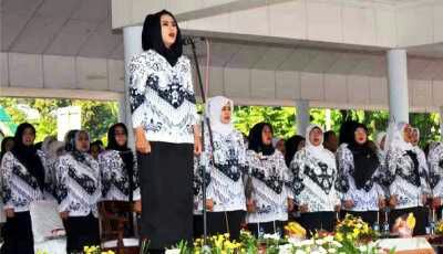 Bupati Karawang Pimpin Upacara