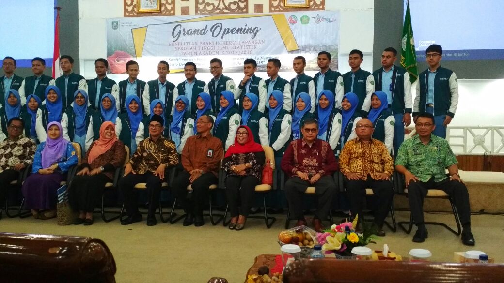 Acara penerimaan Mahasiswa PKL STIS Diprovinsi Bengkulu