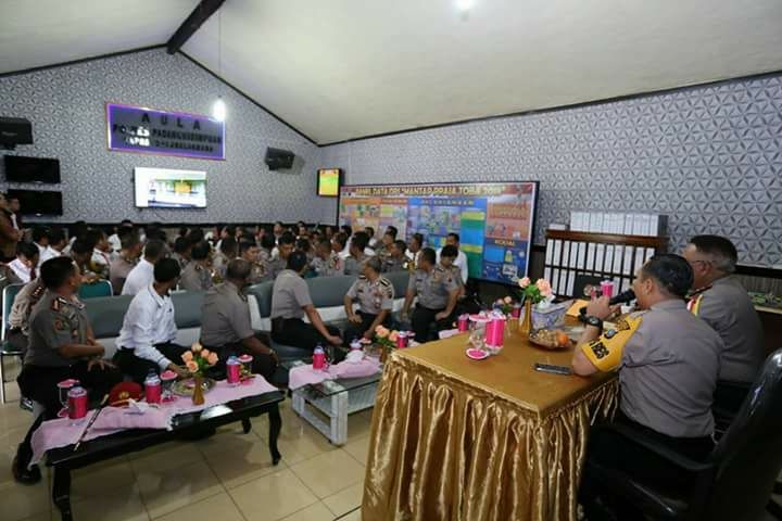 Kapolda Sumut memberikan Arahan kepada Personil 