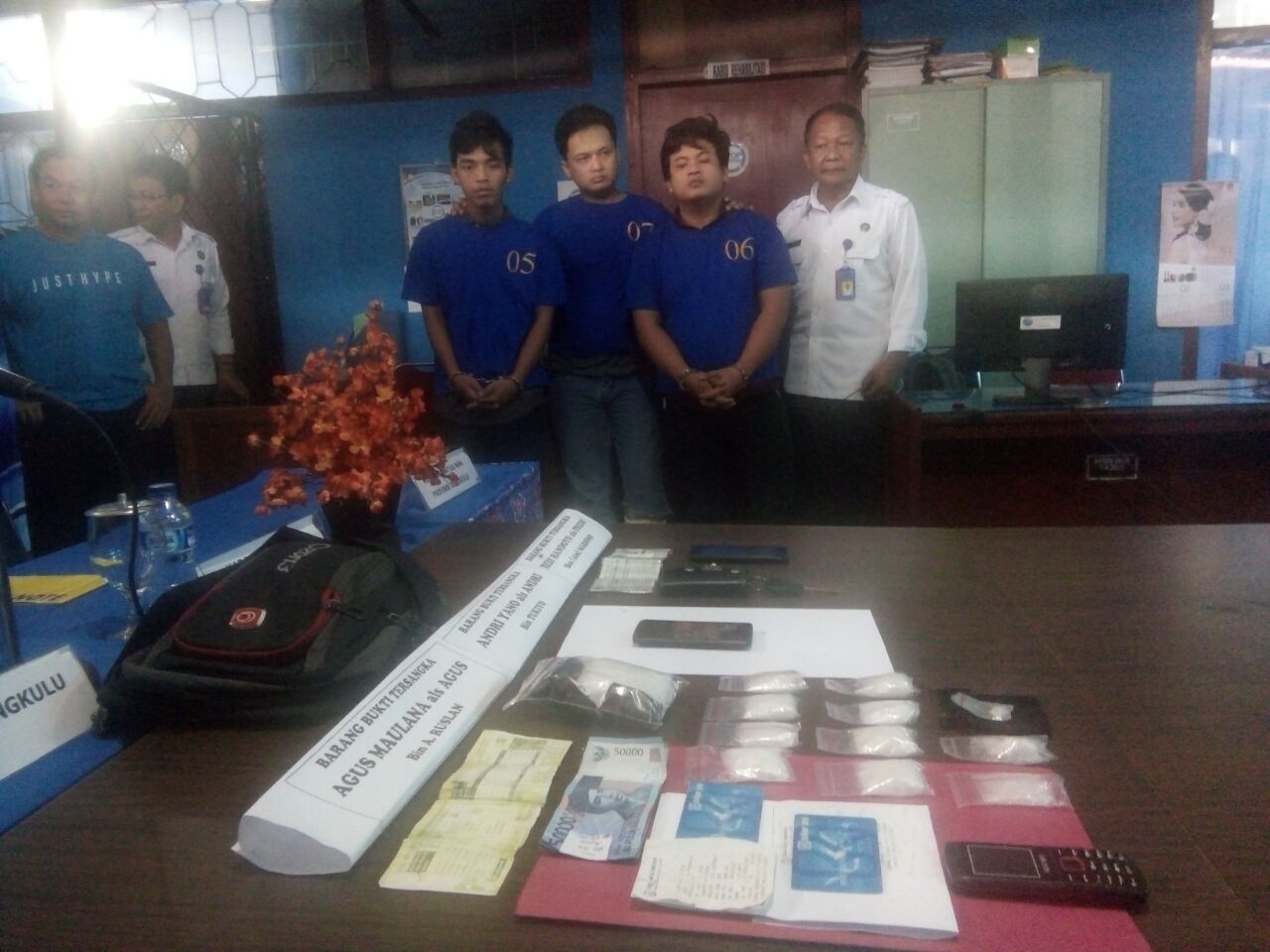 BNN Provinsi Bengkulu Gelar Press Release