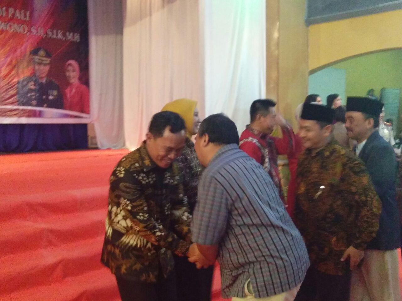 FM PT Pertamina EP mengucapkan selamat saat pisah sambut Kapolres