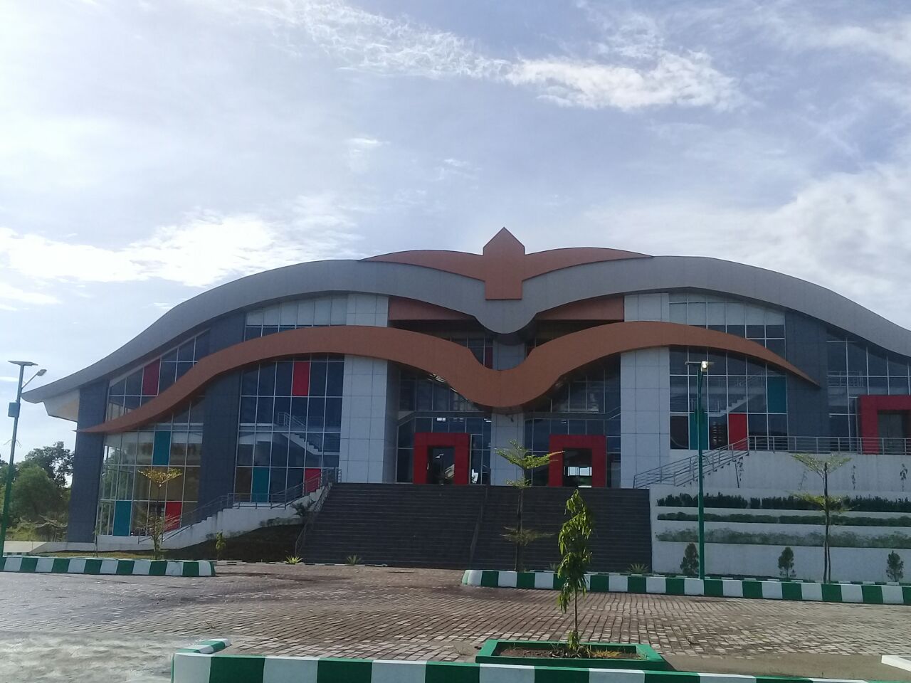 Tampak Gedung Perpustakaan IAIN yang di Bangun mengunakan Anggaran SBSN Tahun 2016