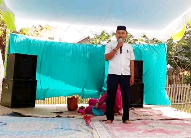 Kades Srikalmulyan memberi sambutan 